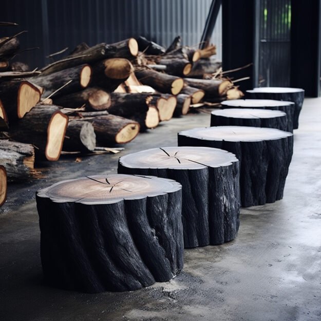 Elevate Your Space with Our Stylish Tree Stump Chair