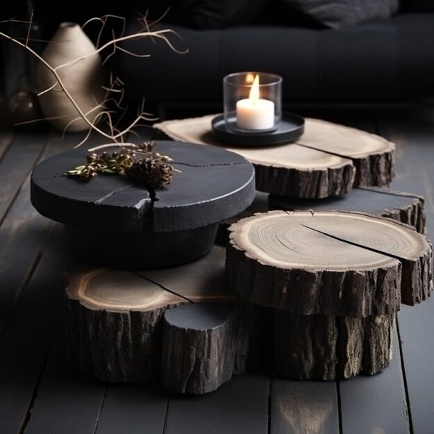 Embrace Elegance with Our Rustic Log Chair
