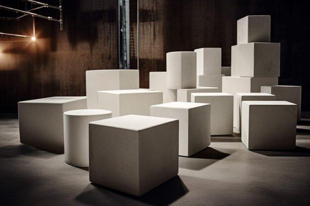 Modern Minimalist Concrete Chair: Elevate Your Space with Timeless Design