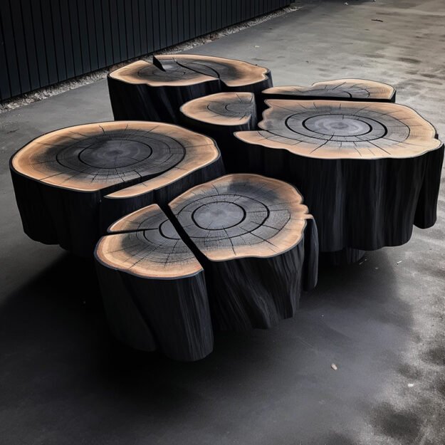 Exquisite Natural Wood Coffee Table – Elevate Your Living Space