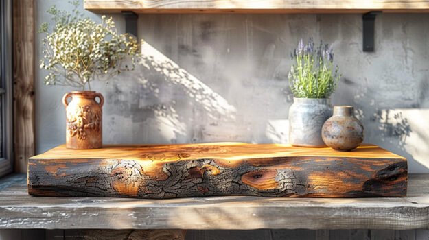 Exquisite Wood Shelf: Elevate Your Space with Nature's Artistry