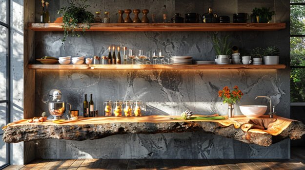Exquisite Wood Shelf: Elevate Your Space with Timeless Elegance