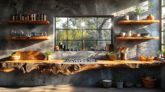 Exquisite Wood Shelf for a Modern Lifestyle
