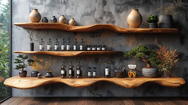 Exquisite Wood Shelf: Elevate Your Space Like Never Before