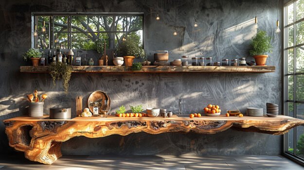 Exquisite Wood Shelf for Sophisticated Spaces