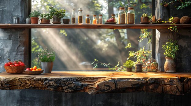 Exquisite Wood Shelf for Timeless Elegance