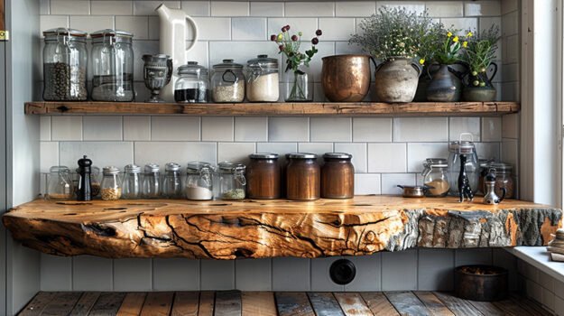 Exquisite Wood Shelf for Timeless Elegance