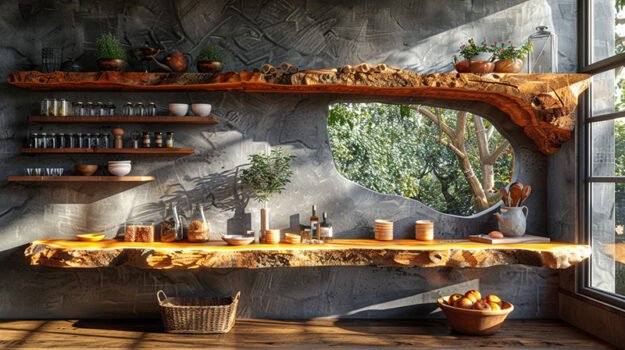 Captivating Wood Shelf for Modern Spaces
