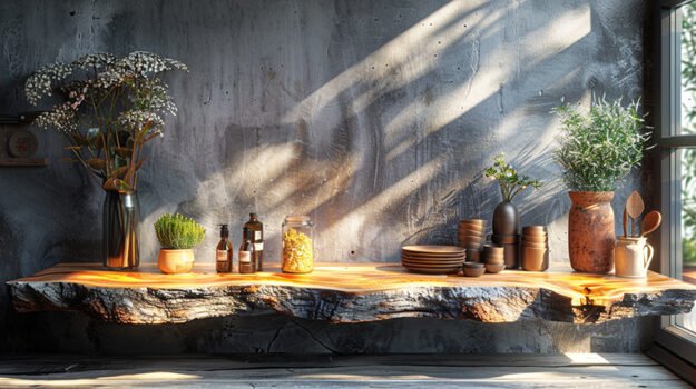 Exquisite Wood Shelf for Elevating Your Space