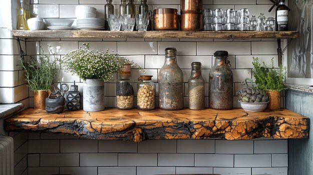 Exquisite Wood Shelf: Elevate Your Space with Timeless Elegance