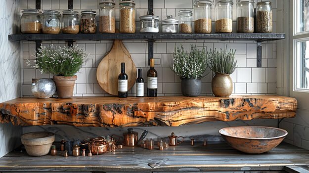Exquisite Wood Shelf: Elevate Your Space with Timeless Elegance