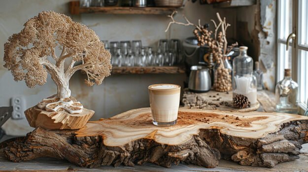 Elegant Wood Shelf –