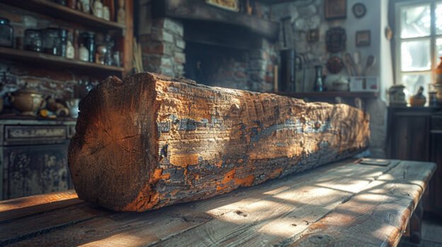 Distinctive Wood Shelf: A Touch of Timeless Elegance