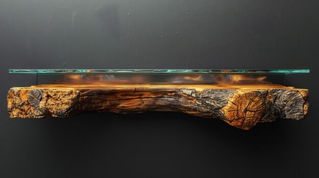 Elegant Wood Shelf: A Masterpiece for Your Home
