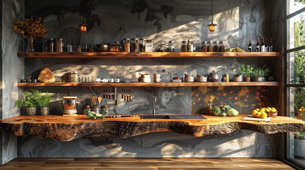 Stunning Wood Shelf