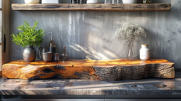 Exquisite Wood Shelf for a Timeless Elegance