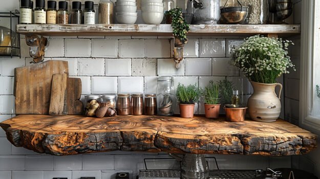 Beautiful Wood Shelf for Your Home