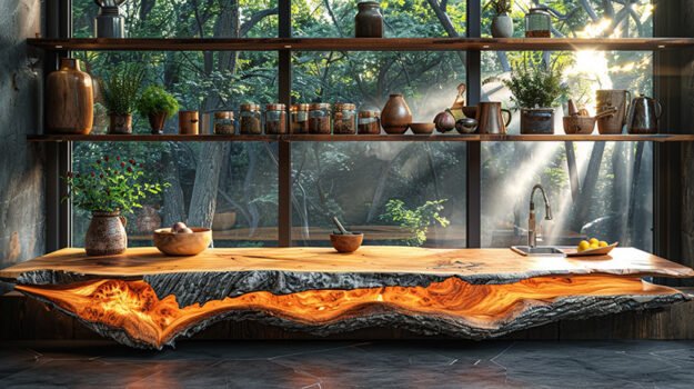 Exquisite Wood Shelf: Elevate Your Space with Natural Elegance