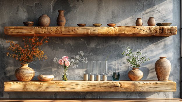 Exquisite Wood Shelf for Timeless Elegance
