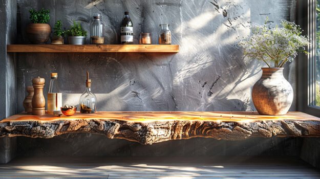 Exquisite Wood Shelf for Timeless Elegance