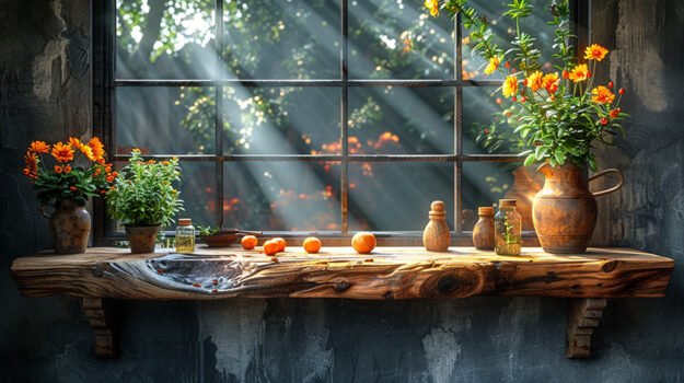 Stunning Wood Shelf for Your Charming Space