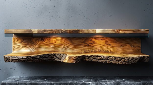 Elegant Wood Shelf: A Statement of Natural Beauty