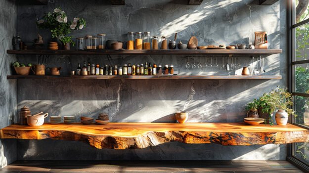 Elevate Your Space with a Stunning Wood Shelf