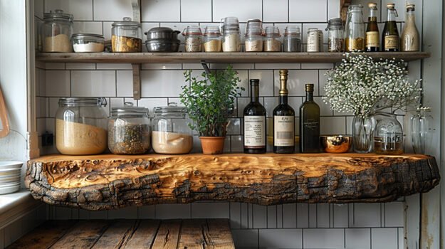 Elegant Wood Shelf: Transform Your Space with Natural Beauty