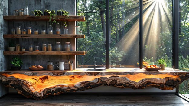 Exquisite Wood Shelf: Elevate Your Space