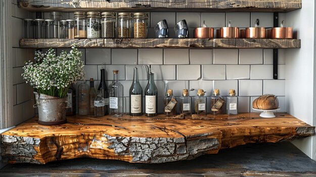 Wooden Shelf: A Touch of Rustic Elegance