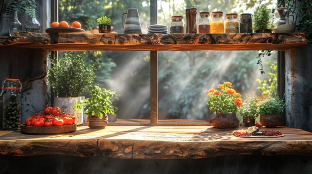 Elevate Your Space with Our Stunning Wood Shelf
