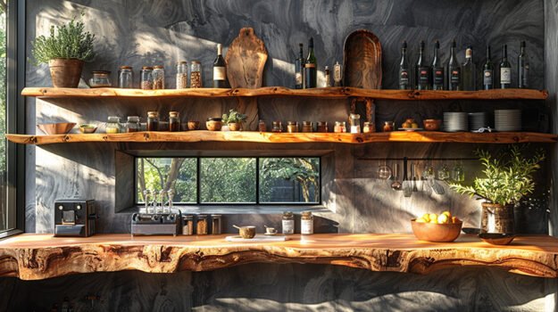 Elegant Wood Shelf: Transform Your Space with Natural Beauty
