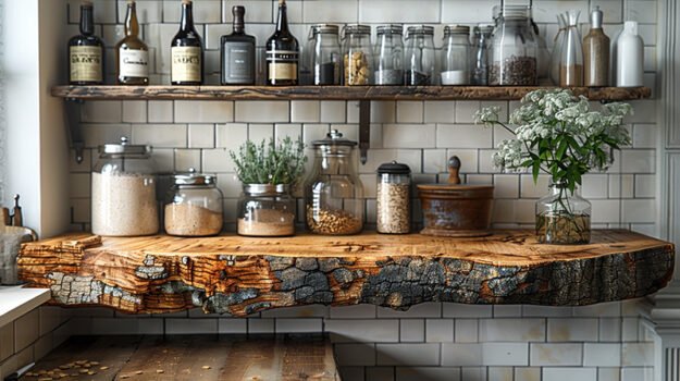Exquisite Wood Shelf: Elevate Your Space
