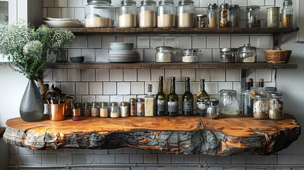 Exquisite Wood Shelf: Elevate Your Space