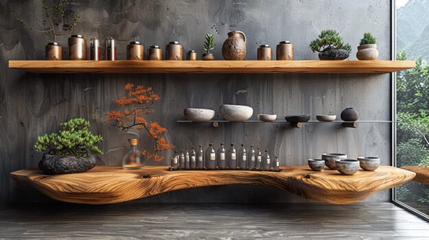 Exquisite Wood Shelf for Timeless Elegance