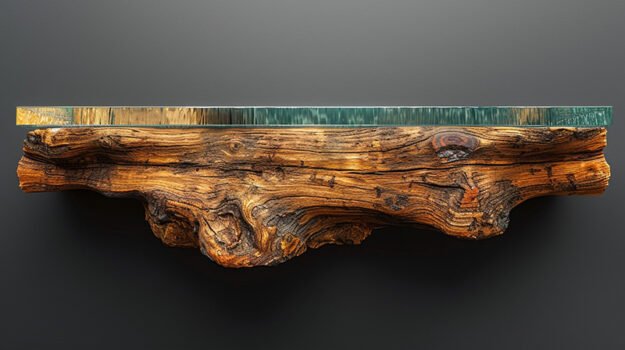 Exquisite Wood Shelf: Elevate Your Space with Natural Elegance