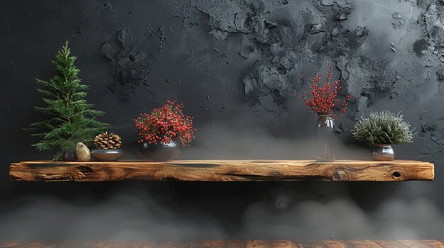 Elegant Wood Shelf for Timeless Charm