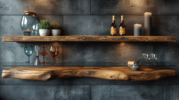 Stunning Wood Shelf for Contemporary Elegance