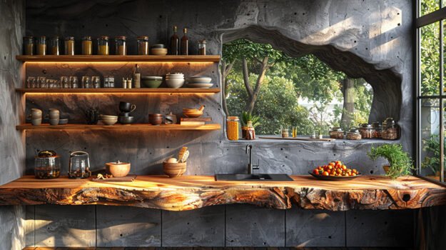 Exquisite Wood Shelf for Elegant Living