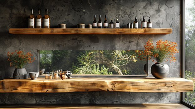 Exquisite Wood Shelf for Timeless Elegance in Your Home