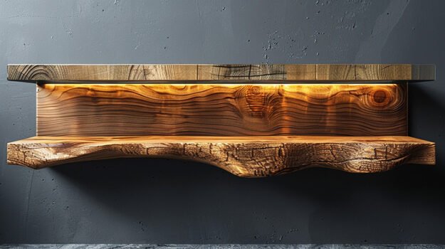 Exquisite Wood Shelf: Elevate Your Space with Nature's Touch