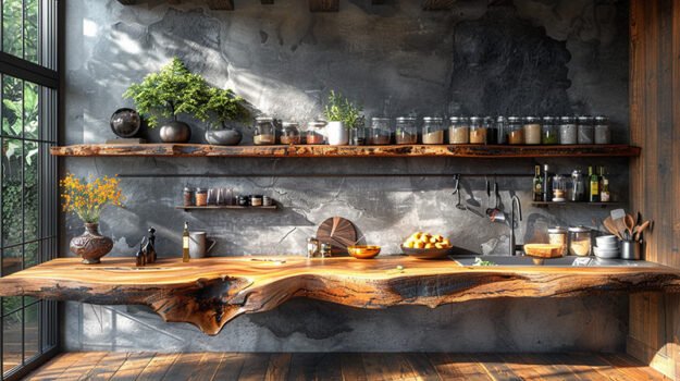 Elegant Wood Shelf for Timeless Decor