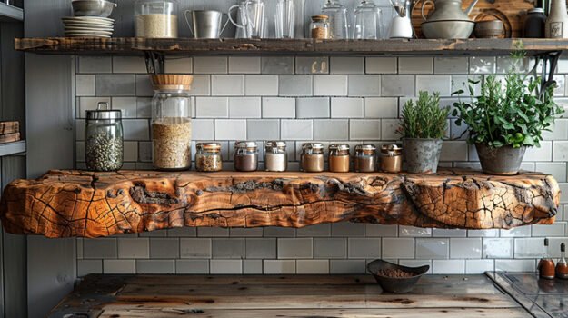 Captivating Wood Shelf: Embrace Natural Elegance