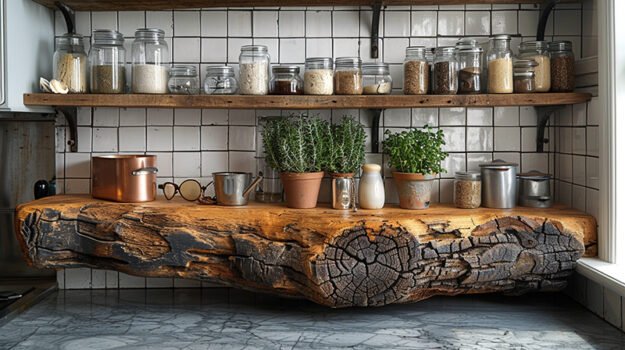 Exquisite Wood Shelf for Timeless Elegance