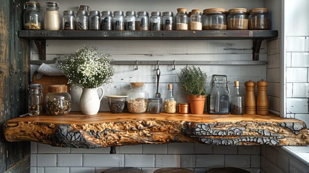 Exquisite Wood Shelf for Timeless Elegance