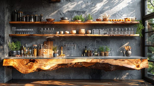 Exquisite Wood Shelf for Timeless Elegance