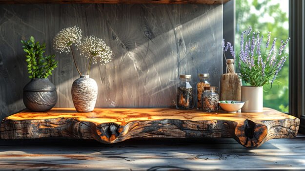 Exquisite Wood Shelf: Elevate Your Space with Timeless Elegance