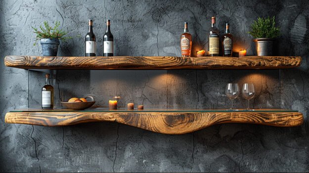 Exquisite Wood Shelf for Timeless Elegance