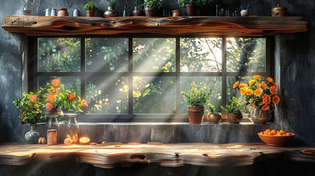 Elegant Wood Shelf for a Timeless Touch