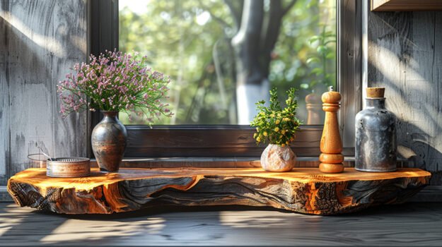Timeless Charm: Wood Shelf